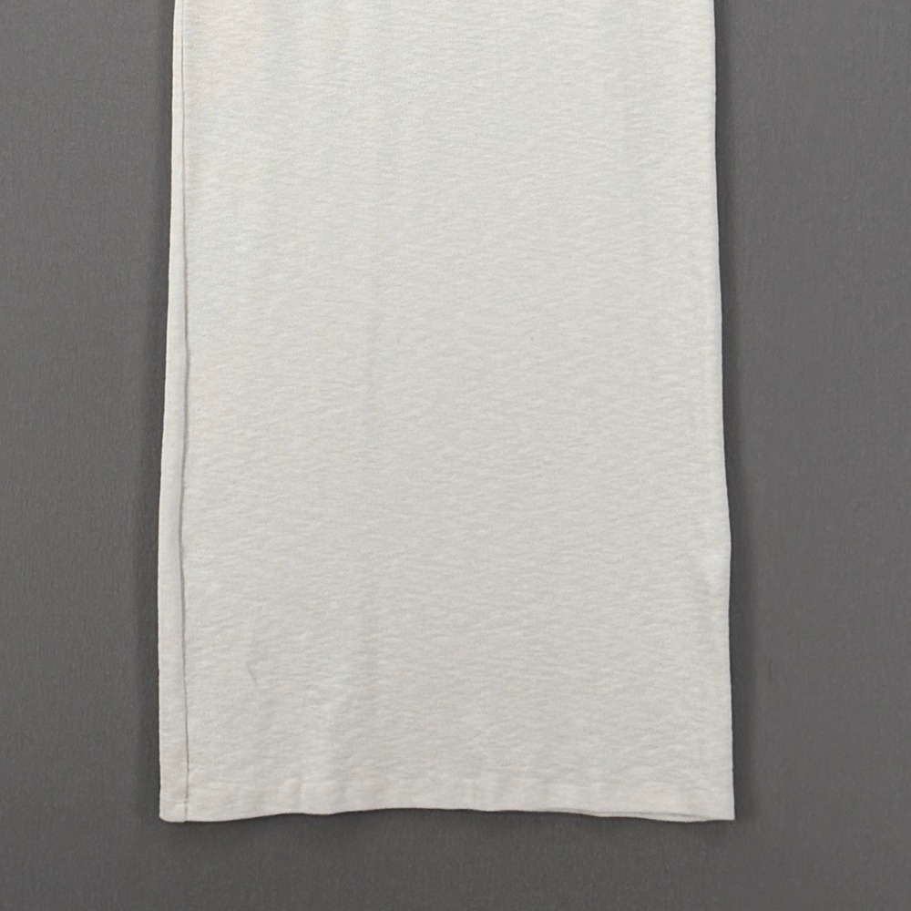 ENZA COSTA Textured Knit Sleeveless Maxi Dress Womens Small Off White Crew neck - Picture 10 of 16